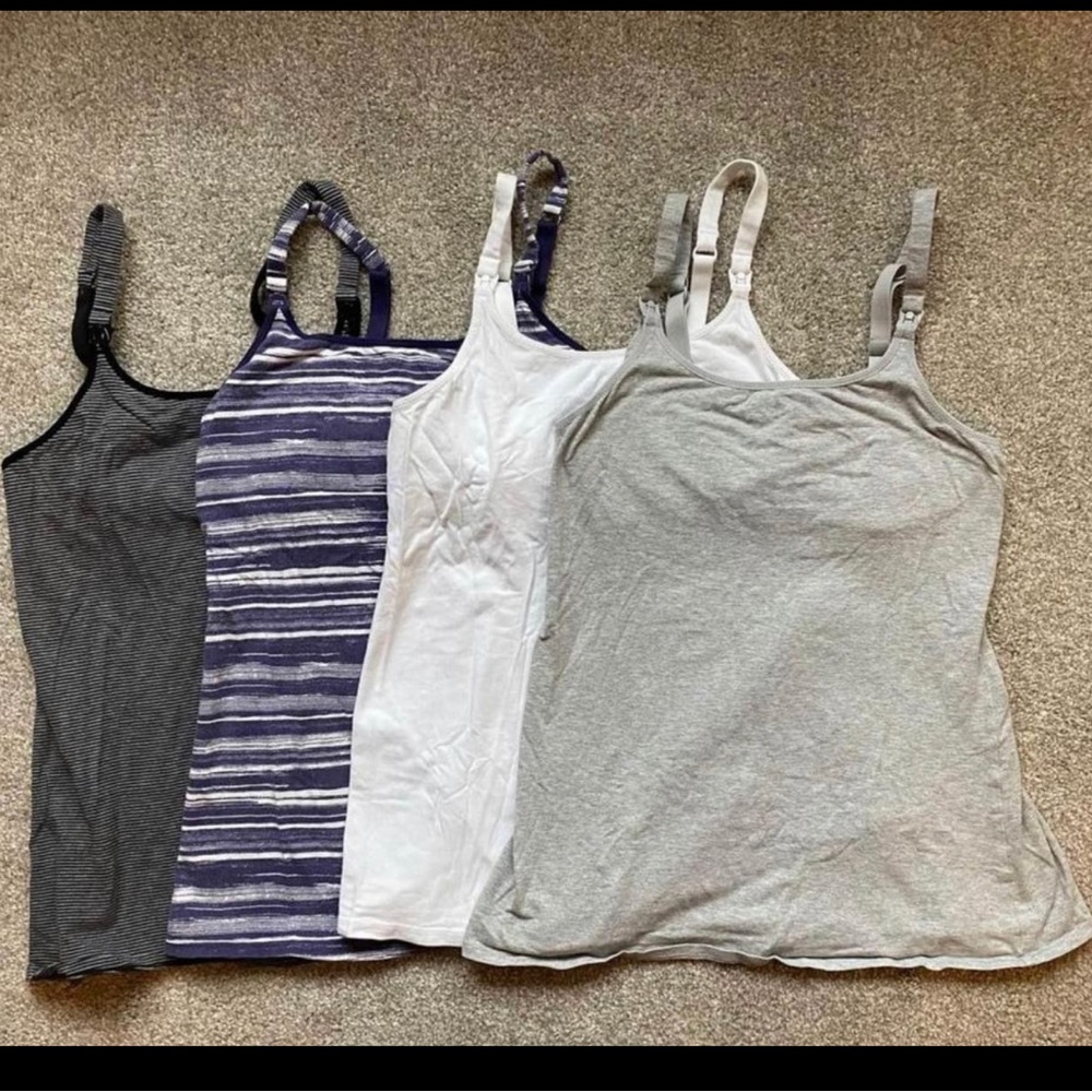 Breastfeeding tank tops